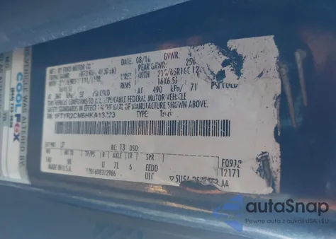 2017 Ford Transit-250 from USA, damaged, VIN 1FTYR2CM6HKA13323